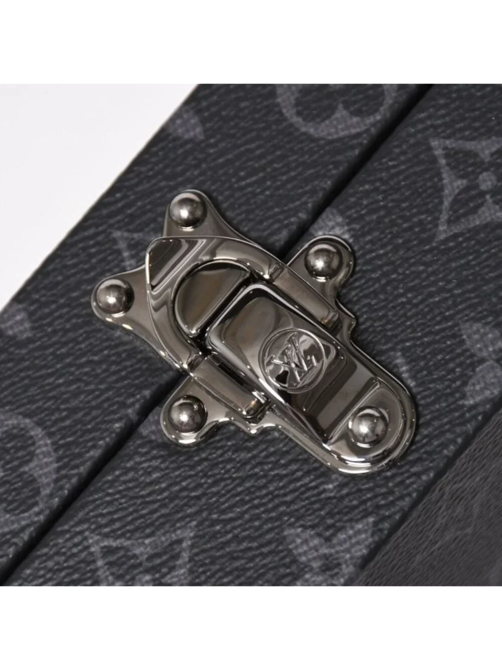 Louis Vuitton Bag Monogram Eclipse Mini Trunk Case Black